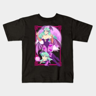 Morrigan & Chibi Morrigan Kids T-Shirt